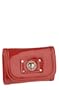 MARC JACOBS 'Totally Turnlock' Patent Leather Billfold Wallet - Red