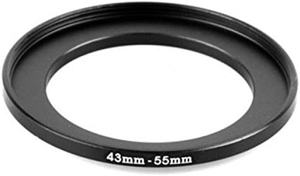 JGJ 43-55mm Step Up Ring Filter Adapter For Canon for Nikon for Sony for Fuji Camera Filter