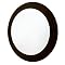 Contemporary Floating Mirror - Dark Walnut