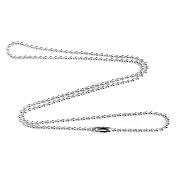 2mm Fine Sterling Silver Ball Chain Necklace