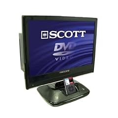 Scott i-CTX 191WH 48,3 cm (19 Zoll) LCD-Fernseher (DVB-T, DVD-Player, iPod Dock) schwarz