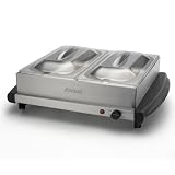 Aroma AWT-1202 Warming Tray with 2 Small Containers, Stainless