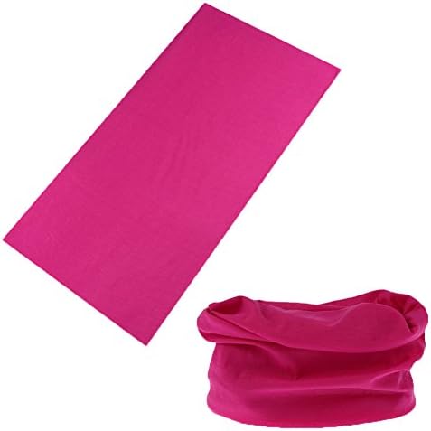 Coolive 16-in-1 Durable Magic Multifunctional and Seamless Magic Sport Headband Bandana Multi Colors for Choices Free Ship From $1.99 (rose red)