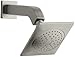 KOHLER K-14681-BN Loure 2.5 gpm Single-Function Showerhead with Katalyst Spray, Showerarm, and Flange, Vibrant Brushed Nickel