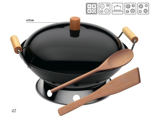 CS-Solingen Wok Wokpfanne Pfanne Carbonstahl
