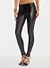 GUESS by Marciano Coy Leather Front Leggings, BLACK (10)