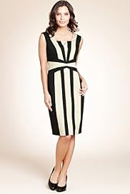 Petite Cotton Rich Colour Block Sunray Shift Dress