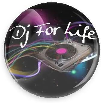 DJ For Life 1.5 Inch Fridge Magnet