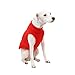 Gooby - Stretch Fleece Vest, Pullover Fleece Vest Jacket Sweater for Dogs, Red, Large