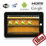 16GB Android tablet PC 10 inch 2.3 Netbook Notebook Superpad/ 3G / HDMI 1080P full HD output / WIFI / Internal G- Sensor, CAMERA, Resistive touch screen MP3 + 10 inch Leather case keyboard by Maxtouuch