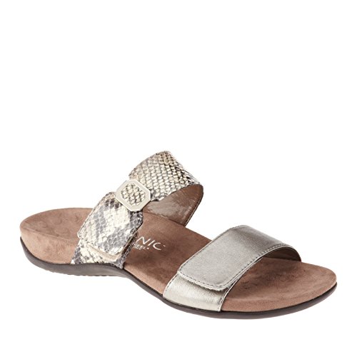 Vionic Camila Womens Slip-on Sandals Pewter - 11