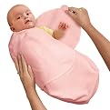 Kiddopotamus & Co. Cotton Knit SwaddleMe - Pink (Large)