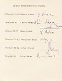 YITZHAK RABIN - SIGNATURE(S) CO-SIGNED - DOCUMENT 72286
