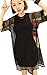 ACEFAST INC Black See Through Mesh Short Sleeve Oversize Shirt Cover Tops Blouse