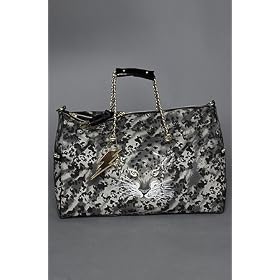 Buy Betsey Johnson The Cat-ch Me Weekender in Gray,Bags (Handbags Totes) for Women by var goTwisterProductImageStrings = new Object();goTwisterProductImageStrings['prodImageNotAvailTextNoColor'] = 