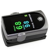 PULOX Fingerpulsoximeter MD300C312 mit OLED-Anzeige *Farbe: grau/schwarzvon "CHOICE"