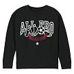 Boys' Hanes Printed Fleece Crew - Black