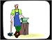 Mouse Pad with man, body, individuals, individual, humans, person, blacksmith, hammer, human, persons, anvil, people Image