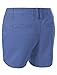 7 Encounter Women's Mid Rise Casual Cotton Chino Shorts