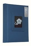 Kleer-Vu Light Blue Glitter Fabric Photo/Memo Album Holds Holds 300 Photos 3 per Page
