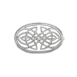Celtic Knot Sterling Silver Pin Celtic Weave Brooch