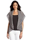 Pure Handknit Women's &Acirc;&nbsp;All You Need is Love Cocoon Vest, Tuesday Afternoon Grey, Small/Medium