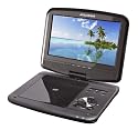 Sylvania SDVD9000B2 9-Inch Portable DVD Player with Car Bag/Kit, Swivel Screen, USB/SD Card Reader, Piano Black Finish