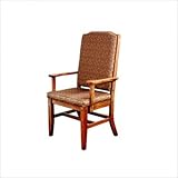 Lumberjack Arm Chair with Cushion Finish: Mocha Brown, Size: 1" W x 1" D
