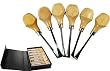 SE 5 1/4"- 6Pc Wood Carving Set in Black Magnetic Lid Box