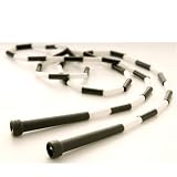 US Games Segmented Skip Rope (Black/White, 6-Foot)
