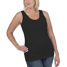 Mossimo&reg; Black Plus Scoop Microrib Tank - Ebony