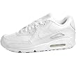 NIKE Air Max 90 Mens Leather Running Shoes White Casual Classic Retro Throwback Sneakers