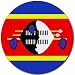 Swaziland Flag Round Mouse Pad