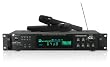 Technical Pro HW-B1000 Hybrid 1000W Amplifier w/ Wireless Mics (Black)