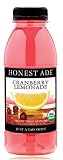 Review Honest Tea  / Honest Tea Honest Ade Cranberry Lemonade USDA Organic 16.9 oz. Bottles Case Of 12