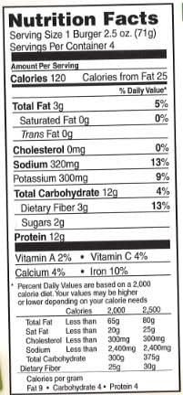 DR PRAEGER Burger Veggie Black Bean, 10 Ounce (Pack of 12)