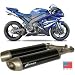 07-08 Yamaha R1 Graves Cat Back slip-on Exhaust CF - EXY-07R1-CBSC