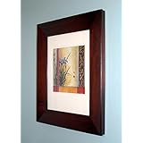 The Large Espresso Concealed Cabinet -- a Recessed Medicine Cabinet Hidden Behind a Picture Frame