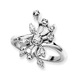 Sterling Silver 1/4 ct. Cubic Zirconia Fashion Ring