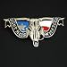 Design for Hip Hop  Don`t Mess with Texas  Bull Punk Belt Buckle for Men Mens Western Style K1008