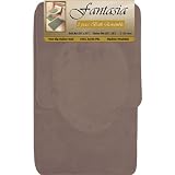 3 PIECE BATHROOM RUG, CONTOUR and LID COVER SET - BROWN by Brown's Linens and Window Coverings