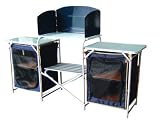 Outdoor Living : Folding Camping Kitchen with Double Larder