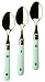 Ginkgo Panda Babies Set of Three Demitass Spoons, Spring Green