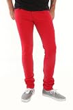 Social Collision Red Wash Skinny Fit Jeans