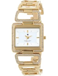 Charles-Hubert, Paris Womens 6833-G Premium Collection Gold-Plated White Dial Watch