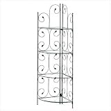Leafy Corner Curio Cabinet