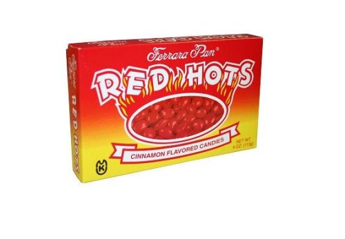 Ferrara Pan Red Hots Concession, 4-Ounce Boxes (Pack of 24) by Ferrara Pan
