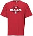 Chicago Bulls NBA On-Court Practice Anti-Microbial Performance T-Shirt