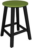 Polywood® Counter Stool Set Of 2, BLACK, LIME