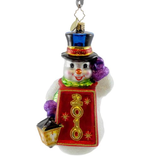 Christopher Radko 2010 Snow Glow Ornament